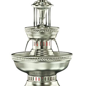 Duchess, A Silver Anodized Aluminum Multi Beverage Champagne Fountain