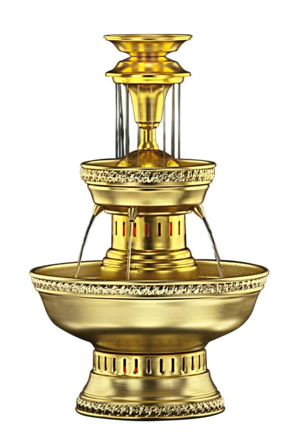 Duchess, A Gold Anodized Aluminum Multi Beverage Champagne Fountain