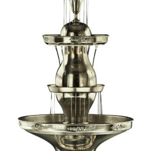 Golden Anniversary Starlight, A Contemporary Stainless Steel Fountain