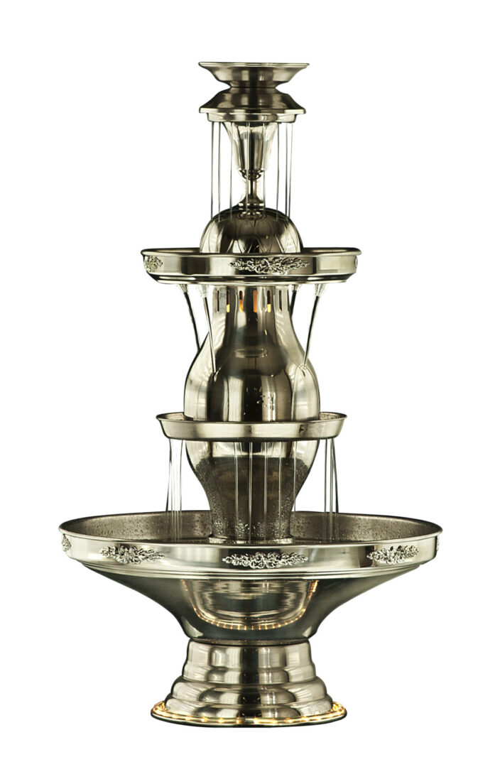 Golden Anniversary Starlight, A Contemporary Stainless Steel Fountain