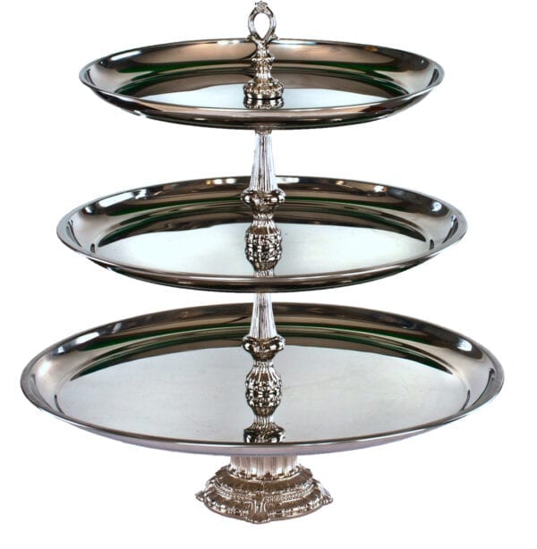 The Athena, Three Tiered Buffet Stand with Delicate Detailing