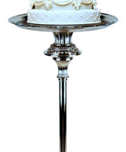 Liberty Stand Dionysus Pedestal Nickel Plated Silver