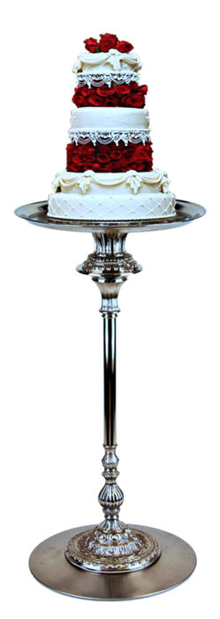 Liberty Stand Dionysus Pedestal Nickel Plated Silver