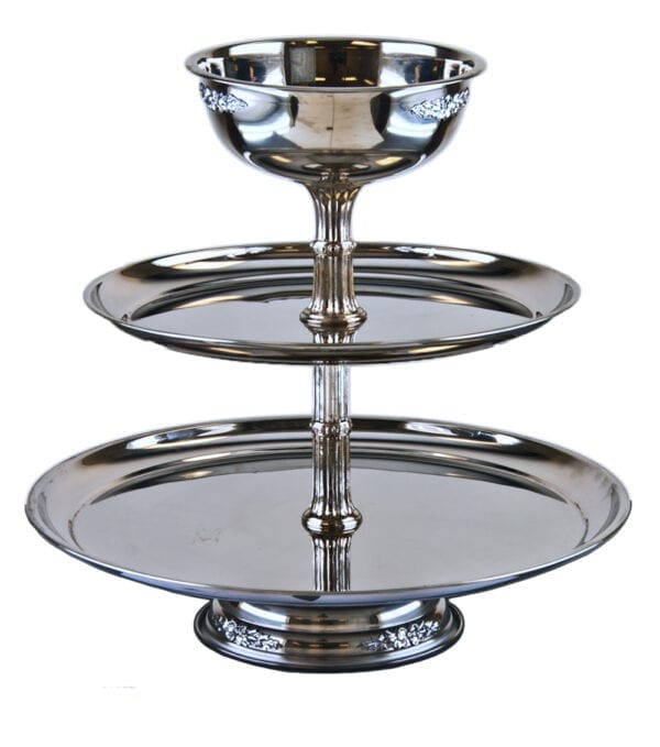 The Carnation, Three Tiered Tray Display Stand, New York Collection